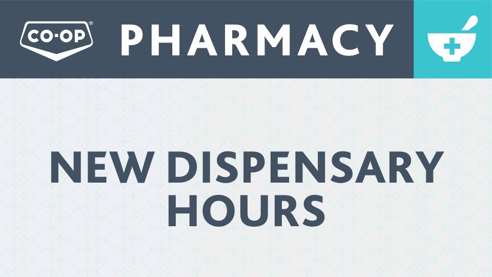 Pharmacy Dispensary Hours Discovery Coop